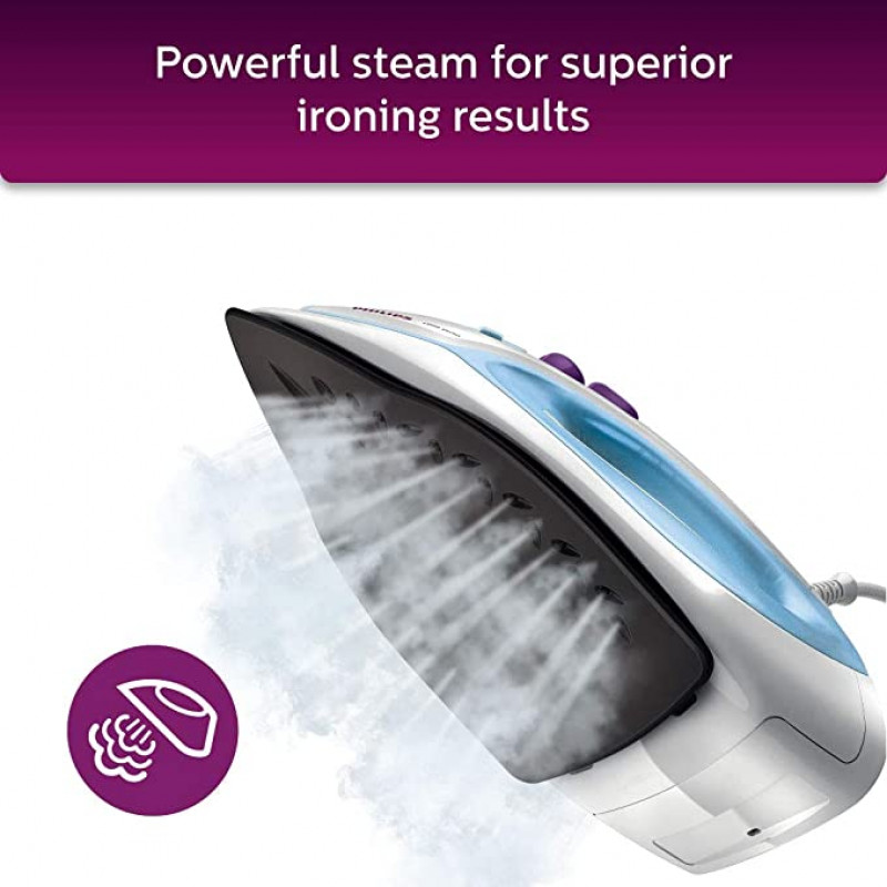 Philips Steam Iron with Spray | 1440 W | Blue | GC1905 Philips Steam Iron with Spray | 1440 W | Blue | GC1905