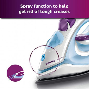 Philips Steam Iron with Spray | 1440 W | Blue | GC1905
