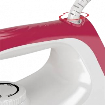 Havells Czar Dry Iron | 1000 W | Ruby And White