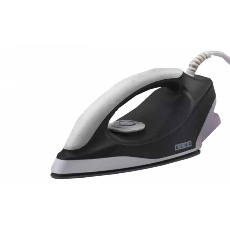 USHA ABS body Aurora Dry Iron | 1000 W | White & Grey USHA ABS body Aurora Dry Iron | 1000 W | White & Grey