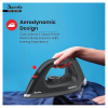 Havells Dry Iron Dazzle | 1100W | Press German Technology Non Sick Coated Sole Plate | Black
