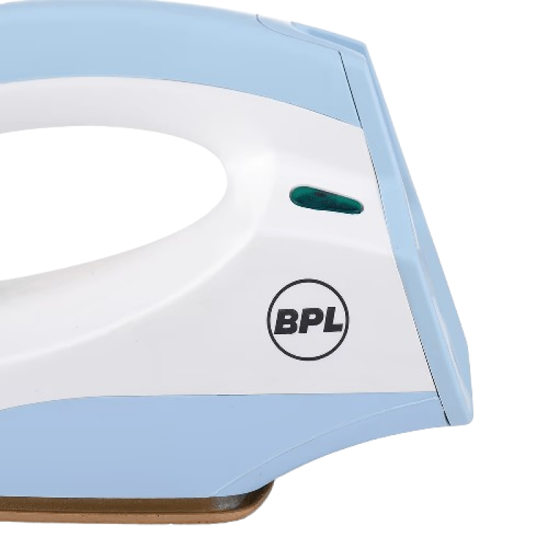 BPL Dry Iron with LED Indicator | 1000 W | Blue & White | BDIS0011 BPL Dry Iron with LED Indicator | 1000 W | Blue & White | BDIS0011