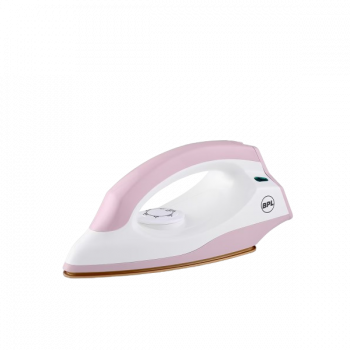 BPL Dry Iron | 1000 W | LED Indicator | Pink & White | BDIS0021