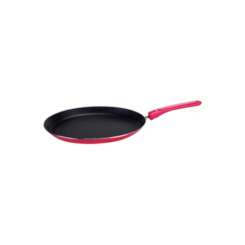 Nolta Non Stick Colour Series Aluminium Dosa Tawa | 26 CM | Red