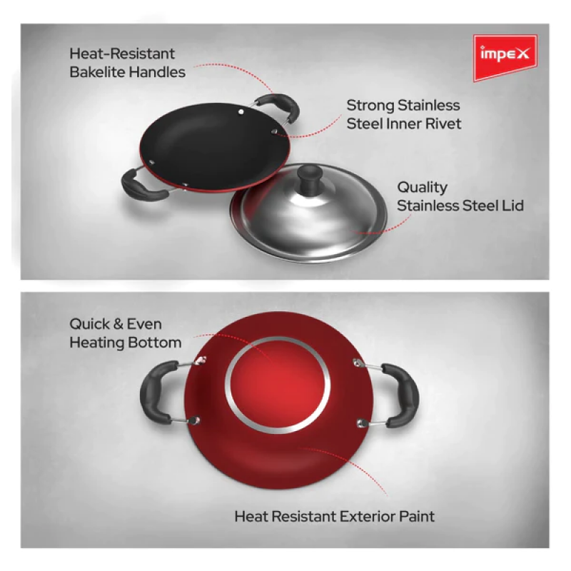 Impex IAC 2030 | Non-Stick | Aluminium Appachatty Impex IAC 2030 | Non-Stick | Aluminium Appachatty
