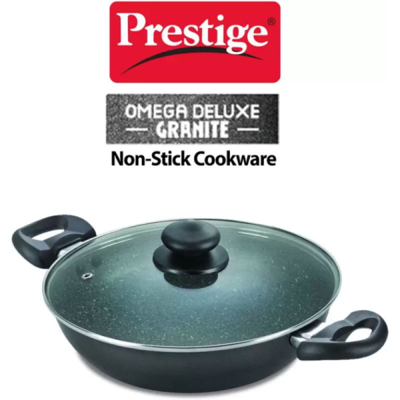 Prestige Omega Deluxe granite Kadai | 26 cm | 260 mm | WL 36311 Prestige Omega Deluxe granite Kadai | 26 cm | 260 mm | WL 36311