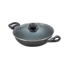 Prestige Omega Deluxe Non-Stick Kadhai | 2.4 litres | Black | Induction Base | Non-Stick Granite Finish | Scratch Resistant | Dishwasher Safe | Metal Spoon Friendly Prestige Omega Deluxe Non-Stick Kadhai | 2.4 litres | Black | Induction Base | Non-Stick Granite Finish | Scratch Resistant | Dishwasher Safe | Metal Spoon Friendly