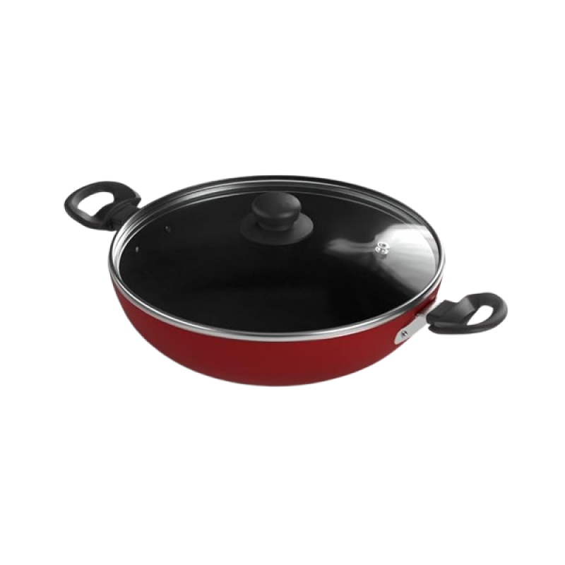 Impex Non Stick Aluminium Kadai Pan | IKP-2465 Impex Non Stick Aluminium Kadai Pan | IKP-2465