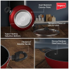 Impex Non Stick Aluminium Kadai Pan | IKP-2465 Impex Non Stick Aluminium Kadai Pan | IKP-2465
