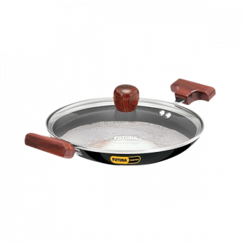 Hawkins Futura Appachatty | Breakfast Pan | Small Kadhai with Glass Lid | 0.9 L | NBFP09G