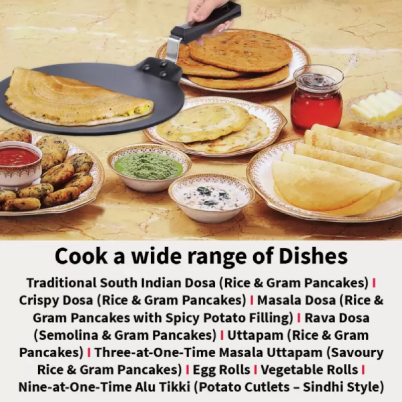 Hawkins Non Stick Dosa Tawa | NDT30 | 30 cm diameter Hawkins Non Stick Dosa Tawa | NDT30 | 30 cm diameter