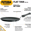 Hawkins Non Stick Flat Tawa | NFT30P | 30 cm | Plastic Handle Hawkins Non Stick Flat Tawa | NFT30P | 30 cm | Plastic Handle