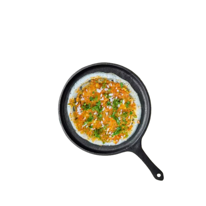 The Indus Valley CASTrong Cast Iron Tawa with Handle | Pre-seasoned | 25cm The Indus Valley CASTrong Cast Iron Tawa with Handle | Pre-seasoned | 25cm