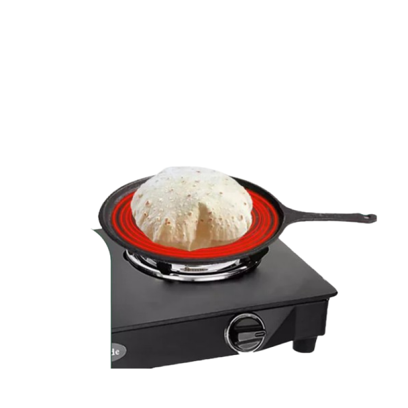 The Indus Valley CASTrong Cast Iron Tawa with Handle | Pre-seasoned | 25cm The Indus Valley CASTrong Cast Iron Tawa with Handle | Pre-seasoned | 25cm