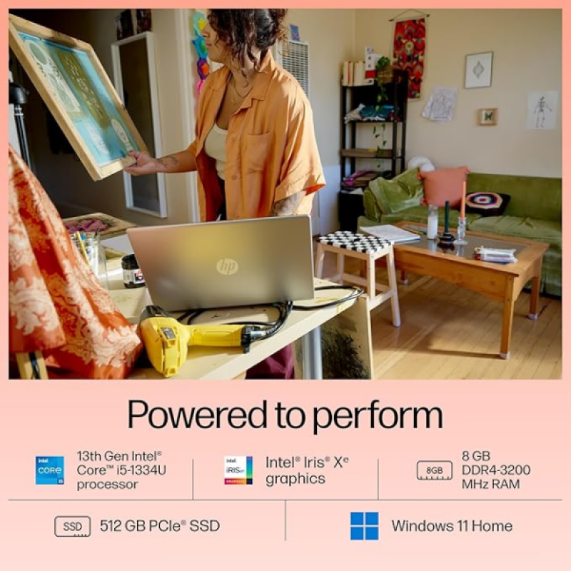 HP Laptop 15 | Intel Core i5 13th Gen 1334U | 8 GB| 512 GB | 39.62 (15.6 Inch) | Silver | 15-fd0220TU HP Laptop 15 | Intel Core i5 13th Gen 1334U | 8 GB| 512 GB | 39.62 (15.6 Inch) | Silver | 15-fd0220TU