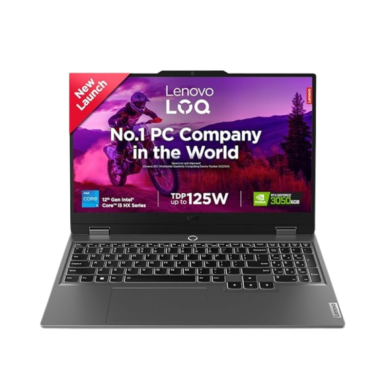 Lenovo LOQ Gaming Laptop | Intel Core i5 12th Gen 12450HX | 16GB | 512GB SSD | NVIDIA RTX 3050 | Grey | 83GS003NIN Lenovo LOQ Gaming Laptop | Intel Core i5 12th Gen 12450HX | 16GB | 512GB SSD | NVIDIA RTX 3050 | Grey | 83GS003NIN