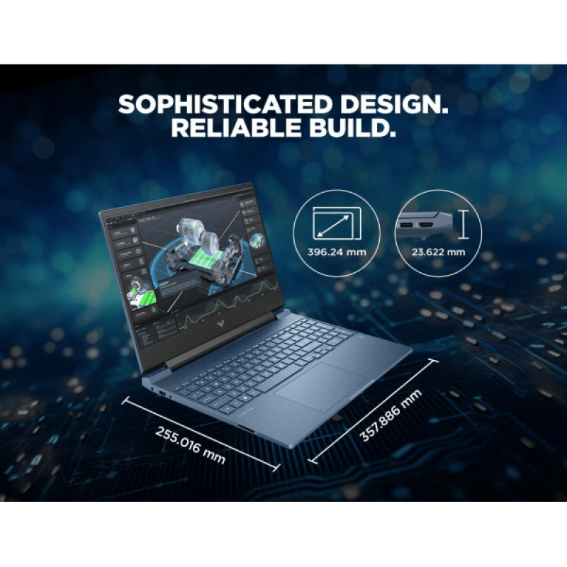HP Victus 15 Gaming Laptop | Intel Core i5-12450H | 16 GB | 512 GB | 4 GB Graphics | NVIDIA GeForce RTX 3050 | 15.6 inch | Blue | fa1412TX HP Victus 15 Gaming Laptop | Intel Core i5-12450H | 16 GB | 512 GB | 4 GB Graphics | NVIDIA GeForce RTX 3050 | 15.6 inch | Blue | fa1412TX