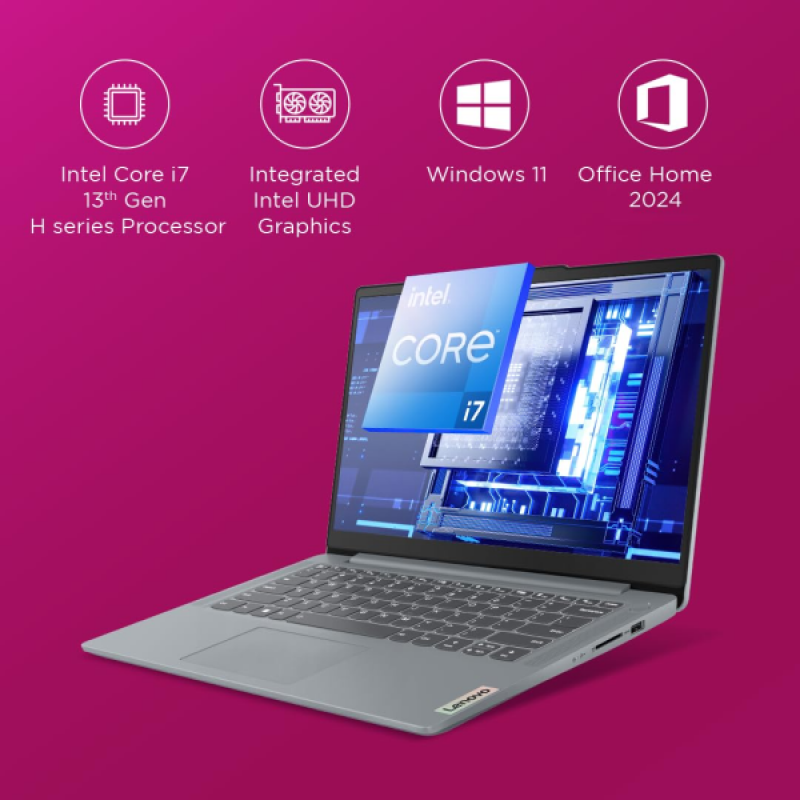 Lenovo IdeaPad Slim 3 Laptop | 13th Gen Intel Core i7 13620H | 16GB | 512GB SSD | Intel UHDGraphics | Arctic Grey | 83EM00GTIN Lenovo IdeaPad Slim 3 Laptop | 13th Gen Intel Core i7 13620H | 16GB | 512GB SSD | Intel UHDGraphics | Arctic Grey | 83EM00GTIN