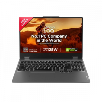 Lenovo LOQ Gaming Laptop | AMD Ryzen 7 7435HS | 24GB | 512GB SSD | NVIDIA RTX 4050 6GB | Luna Grey | 83JC00EGIN