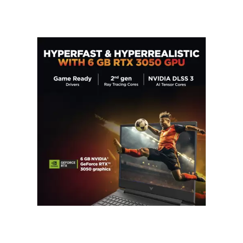 HP Victus Gaming Laptop | Intel Core i5 13th Gen 13420H | 16 GB | 512 GB SSD | 6 GB Graphics NVIDIA GeForce RTX 3050 | Mica Silver | 15-fa2700TX HP Victus Gaming Laptop | Intel Core i5 13th Gen 13420H | 16 GB | 512 GB SSD | 6 GB Graphics NVIDIA GeForce RTX 3050 | Mica Silver | 15-fa2700TX