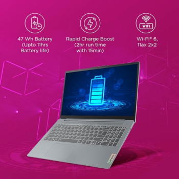 Lenovo IdeaPad Slim 3 Thin and Light Laptop | Ryzen 5 7530U | 8GB | 512GB SSD | Integrated AMD Radeon Graphics | Grey | 82XM00G1IN Lenovo IdeaPad Slim 3 Thin and Light Laptop | Ryzen 5 7530U | 8GB | 512GB SSD | Integrated AMD Radeon Graphics | Grey | 82XM00G1IN