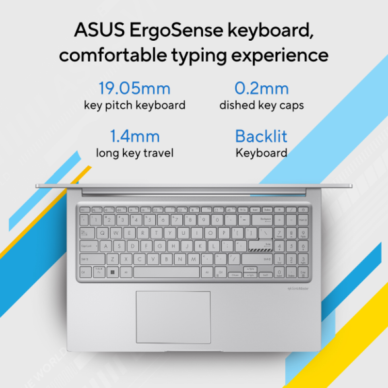 ASUS Vivobook 15 Laptop | Intel Core i5 13th Gen 1335U | 16 GB | 512 GB SSD | Cool Silver | X1504VA-NJ540WS ASUS Vivobook 15 Laptop | Intel Core i5 13th Gen 1335U | 16 GB | 512 GB SSD | Cool Silver | X1504VA-NJ540WS