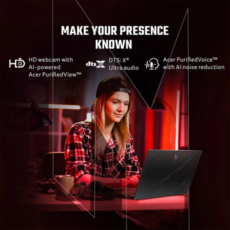 Acer Nitro V Gaming Laptop | Intel Core i5 13th Gen 13420H | 16 GB | 512 GB SSD | 6 GB Graphics| NVIDIA GeForce RTX 4050 | Black | NH.QN8SI.007 Acer Nitro V Gaming Laptop | Intel Core i5 13th Gen 13420H | 16 GB | 512 GB SSD | 6 GB Graphics| NVIDIA GeForce RTX 4050 | Black | NH.QN8SI.007