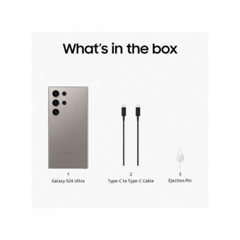 Samsung Galaxy S24 Ultra 5G | 12 GB | 512 GB | Titanium Gray Samsung Galaxy S24 Ultra 5G | 12 GB | 512 GB | Titanium Gray