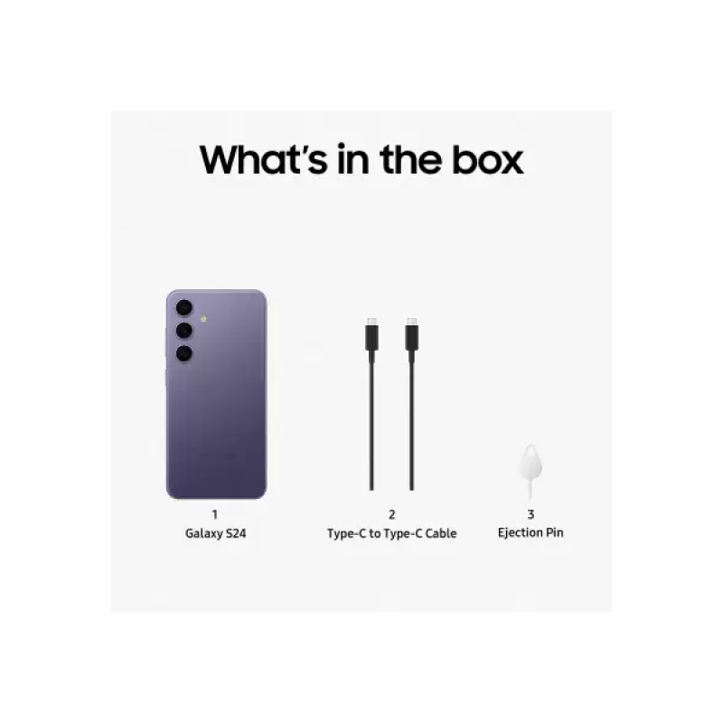 Samsung Galaxy S24 5G | 8 GB | 512 GB | Cobalt Violet Samsung Galaxy S24 5G | 8 GB | 512 GB | Cobalt Violet