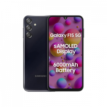 Samsung Galaxy F15 5G | 6 GB RAM | 128 GB | Ash Black