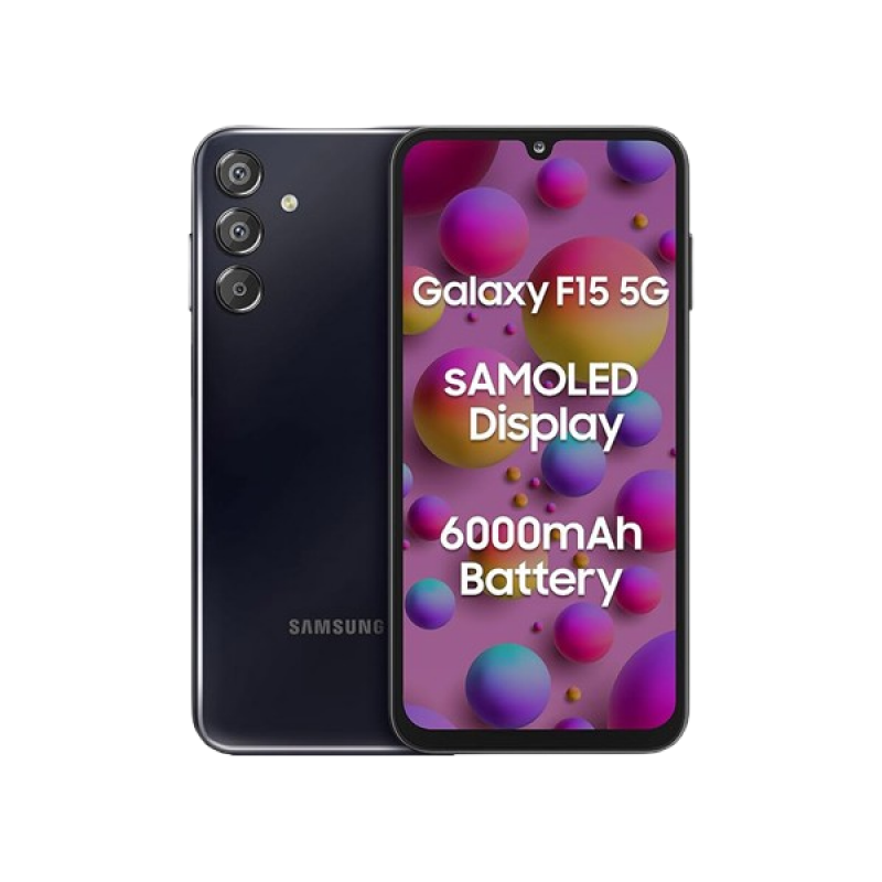 Samsung Galaxy F15 5G | 6 GB RAM | 128 GB | Ash Black
