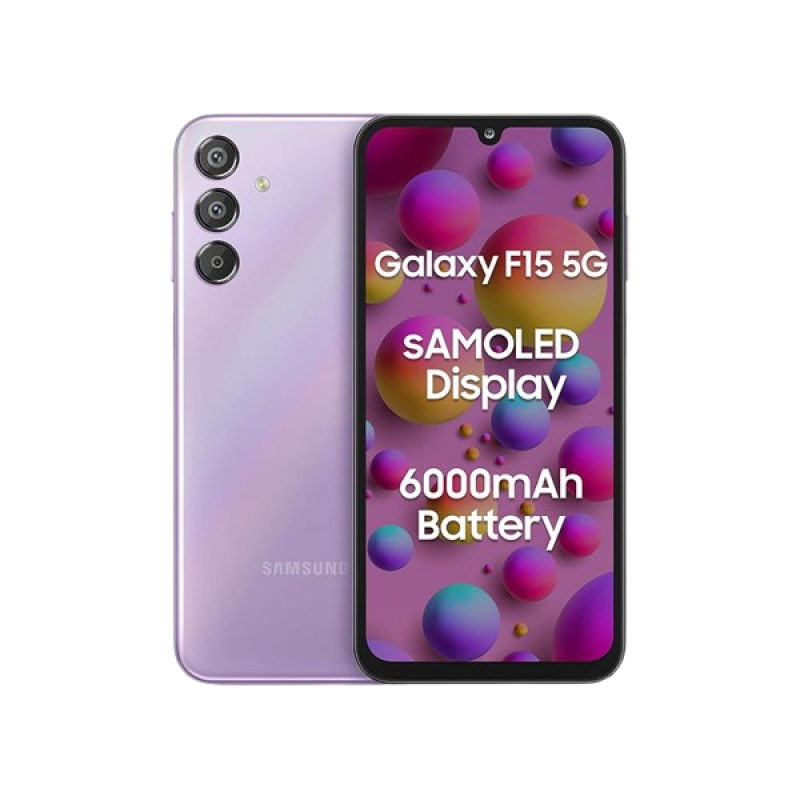 Samsung Galaxy F15 5G | 4 GB RAM | 128 GB | Groovy Violet