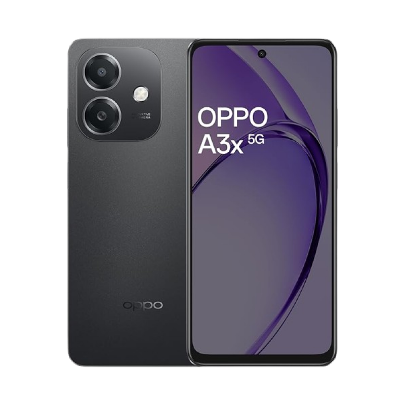 OPPO A3X 5G | 4 GB | 128 GB | Sparkle Black OPPO A3X 5G | 4 GB | 128 GB | Sparkle Black