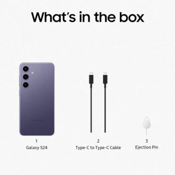 Samsung Galaxy S24 5G | 8 GB | 128 GB | Cobalt Violet Samsung Galaxy S24 5G | 8 GB | 128 GB | Cobalt Violet