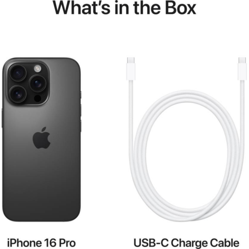 Apple iPhone 16 Pro | 256 GB | Black Titanium Apple iPhone 16 Pro | 256 GB | Black Titanium