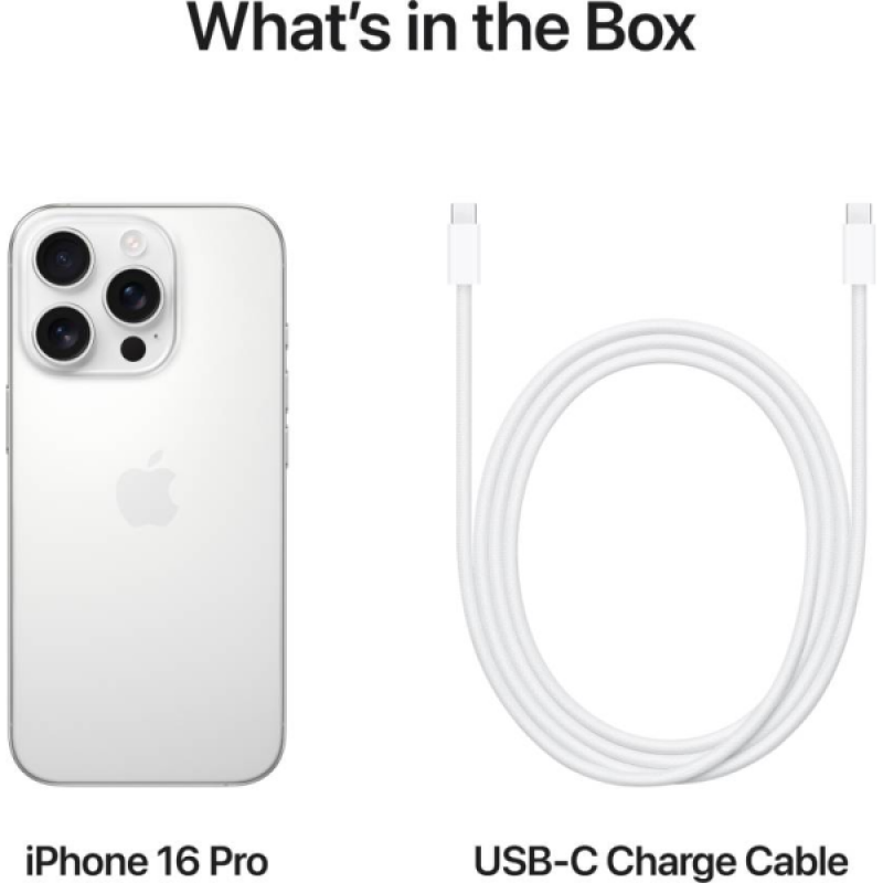Apple iPhone 16 Pro | 512 GB | White Titanium Apple iPhone 16 Pro | 512 GB | White Titanium