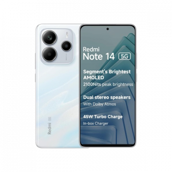 Redmi Note 14 5G | 8 GB | 256 GB | Mystique White