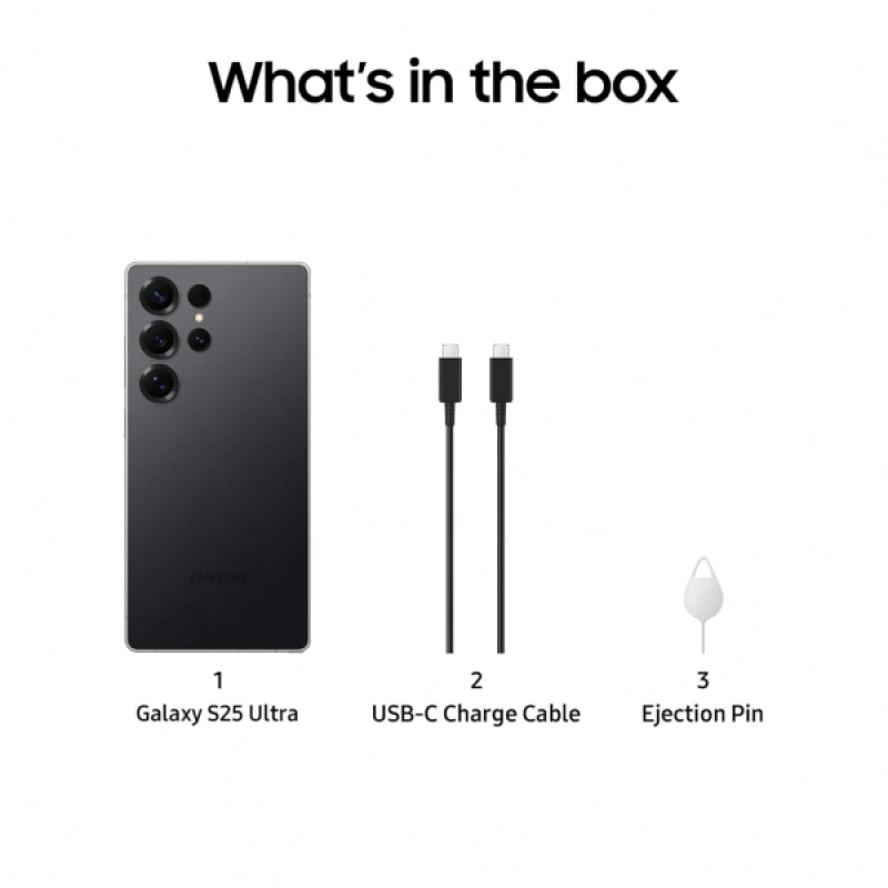 Samsung Galaxy S25 Ultra 5G AI | 12GB | 256GB | Titanium Black Samsung Galaxy S25 Ultra 5G AI | 12GB | 256GB | Titanium Black