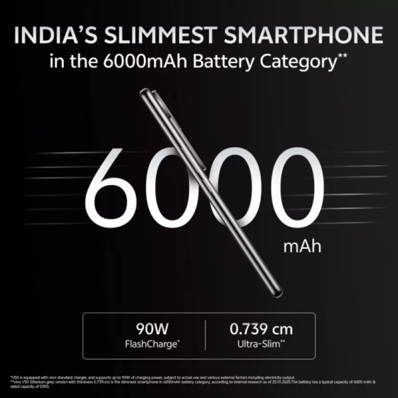 vivo V50 5G | 8 GB | 128 GB | Titanium Grey vivo V50 5G | 8 GB | 128 GB | Titanium Grey