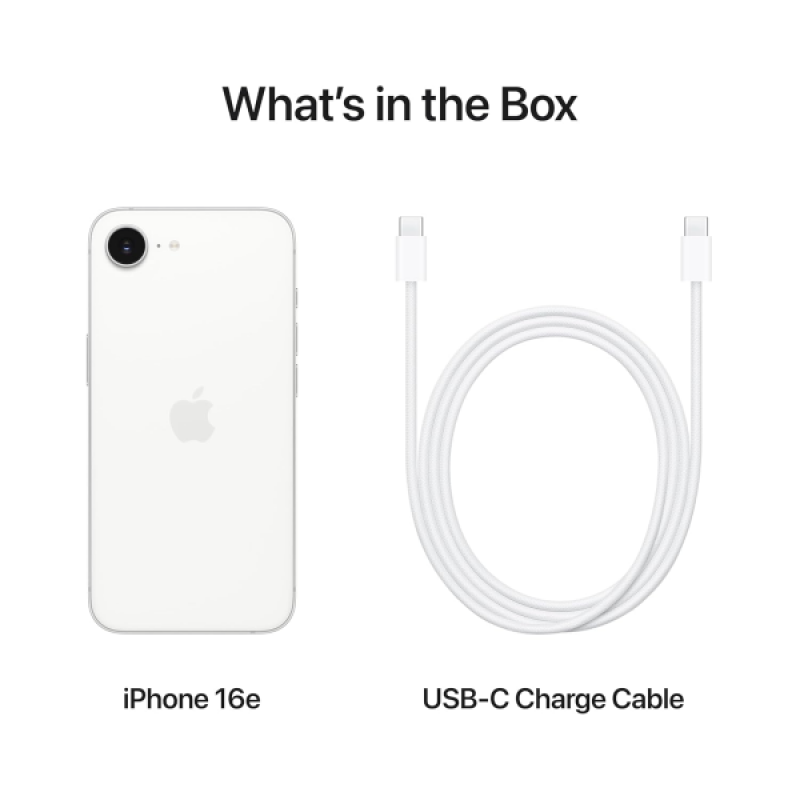 Apple iPhone 16e | 128 GB | White Apple iPhone 16e | 128 GB | White