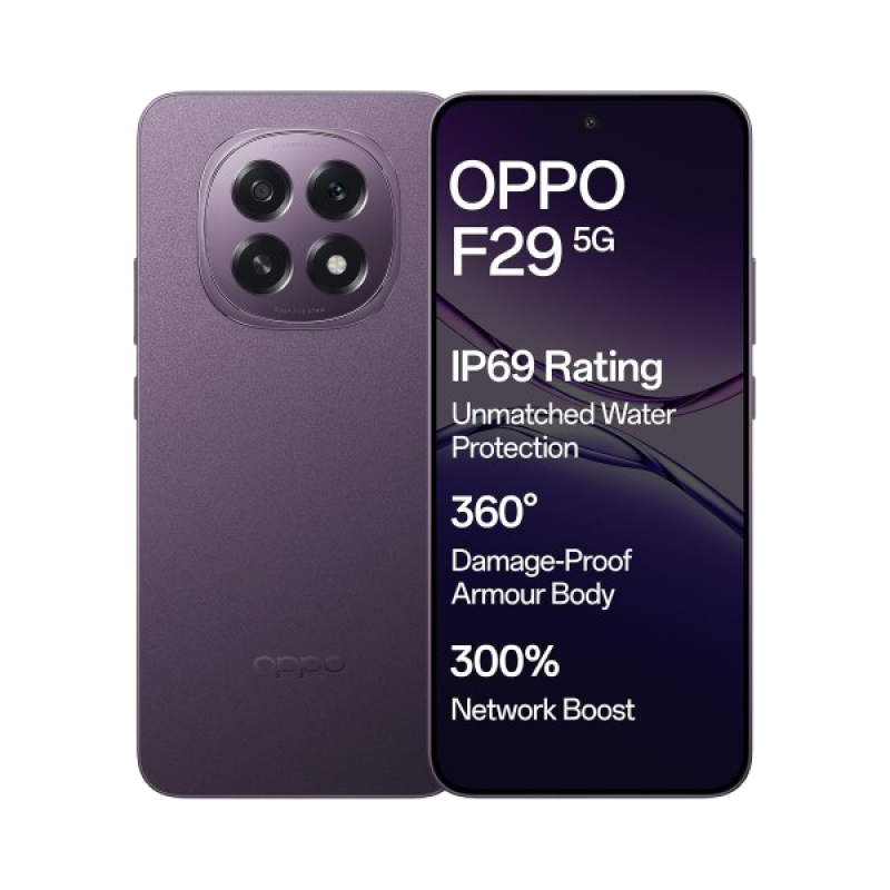 OPPO F29 5G | 8 GB | 256 GB | Solid Purple OPPO F29 5G | 8 GB | 256 GB | Solid Purple