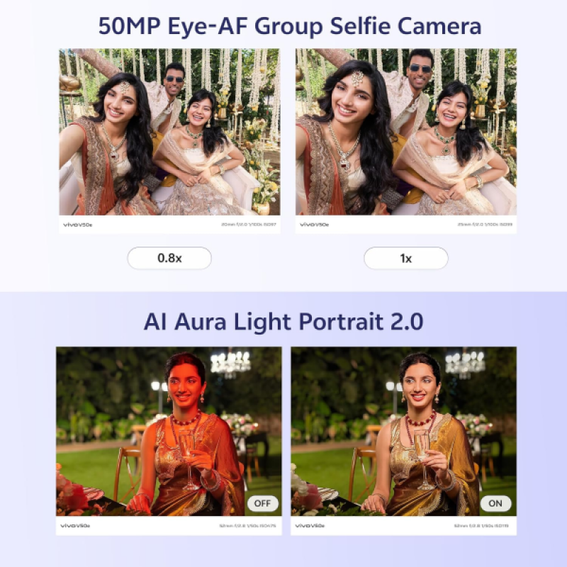 vivo V50e 5G | 8 GB | 128 GB | Sapphire Blue vivo V50e 5G | 8 GB | 128 GB | Sapphire Blue