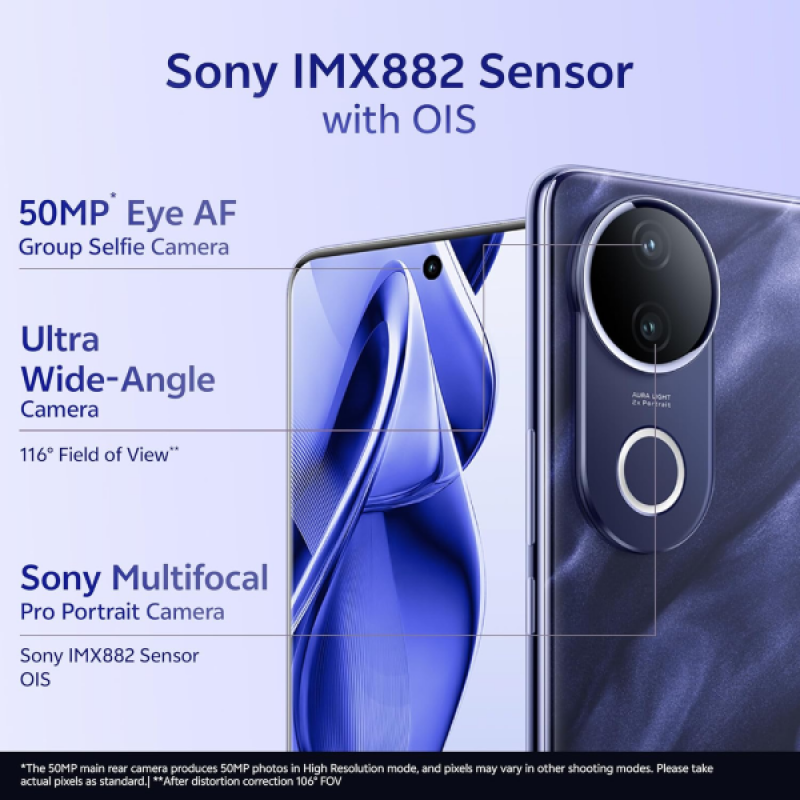 vivo V50e 5G | 8 GB | 128 GB | Sapphire Blue vivo V50e 5G | 8 GB | 128 GB | Sapphire Blue