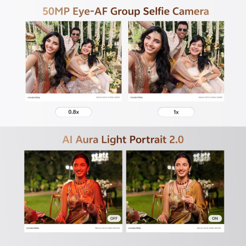 vivo V50e 5G | 8 GB | 128 GB | Pearl White vivo V50e 5G | 8 GB | 128 GB | Pearl White
