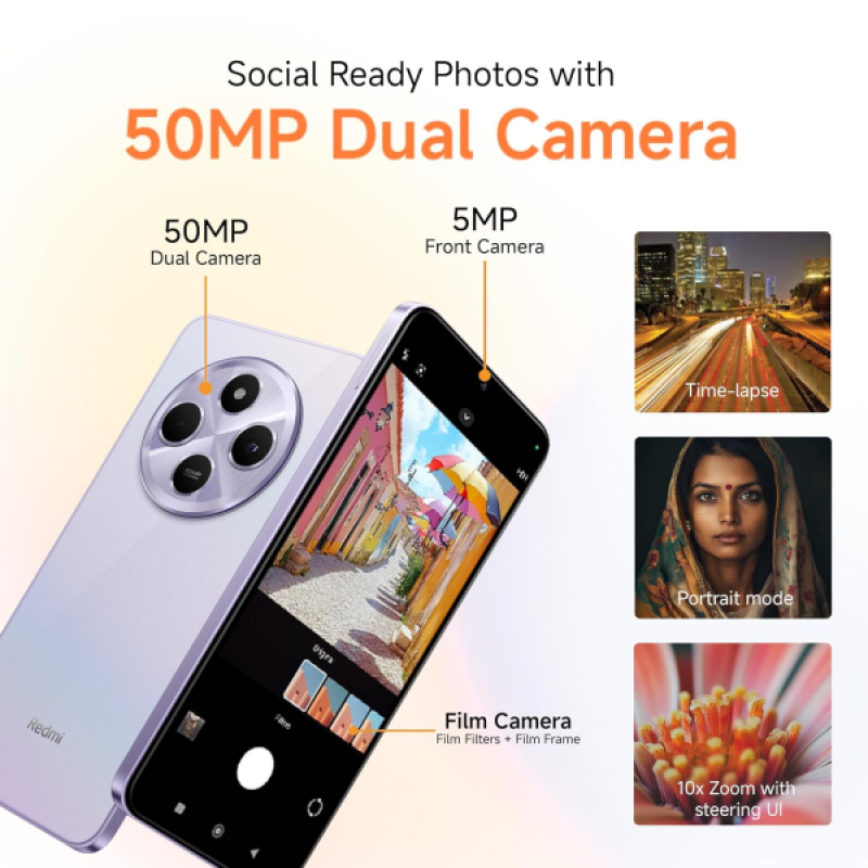 Redmi A4 5G | 4GB | 128GB | Starry Black Redmi A4 5G | 4GB | 128GB | Starry Black