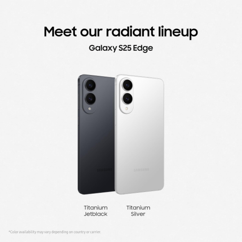 Samsung Galaxy S25 Edge 5G | 12 GB | 512 GB | Titanium Silver Samsung Galaxy S25 Edge 5G | 12 GB | 512 GB | Titanium Silver