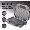 HAVELLS Big Fill Multi Grill 2 Slice Sandwich Maker | 900 W | Black HAVELLS Big Fill Multi Grill 2 Slice Sandwich Maker | 900 W | Black