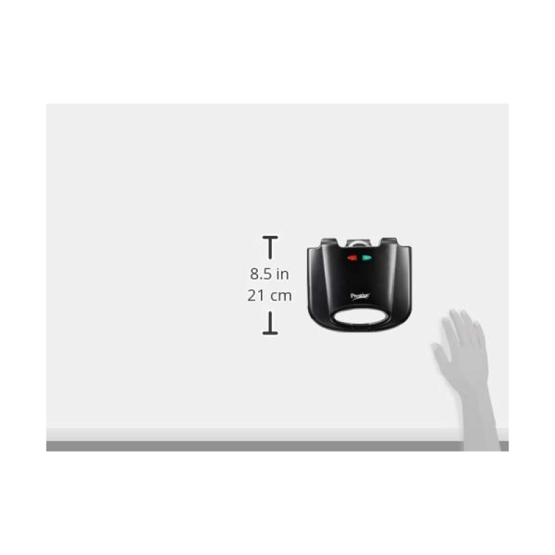 Prestige Sandwich Toaster | Fixed Grill Plates | Black | PGMFB 41467 Prestige Sandwich Toaster | Fixed Grill Plates | Black | PGMFB 41467