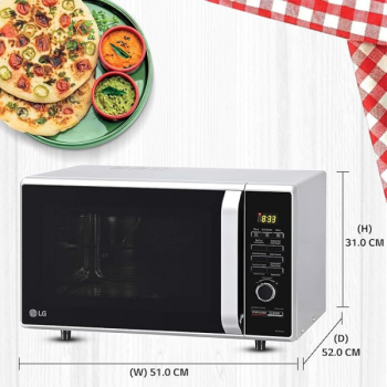 LG Convection Microwave Oven | 28 L | Silver | MC2886SFU