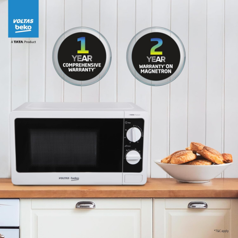 Voltas Beko smart solo Microwave oven | 20L | 700W | White | MS20MPW10 Voltas Beko smart solo Microwave oven | 20L | 700W | White | MS20MPW10
